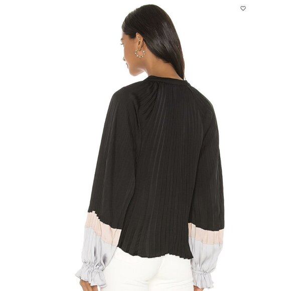 BCBGMAXAZARIA Colorblock Blouse Women’s Size XS - Picture 3 of 10